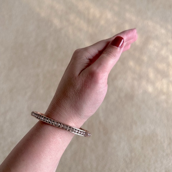 Coach Rose Gold Bangle Bracelet - Picture 1 of 5